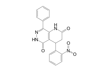 4-(2-nitrophenyl)-8-phenyl-1,3,4,6-tetrahydropyrido[2,3-d]pyridazine-2,5-dione