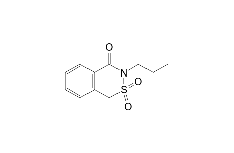 3-propyl-1H-2,3-benzothiazin-4(3H)-one, 2,2-dioxide