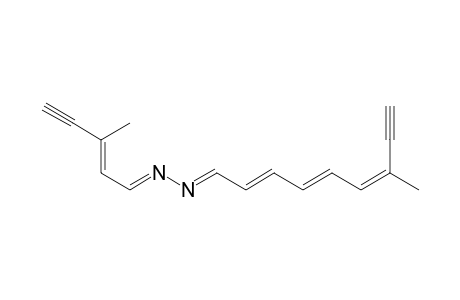 2,4,6-Nonatrien-8-ynal, 7-methyl-, (3-methyl-2-penten-4-ynylidene)hydrazone, (?,?,E,Z,Z,E)-