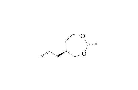 cis,trans-5-allyl-2-methyl-1,3-dioxepane