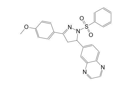 quinoxaline, 6-[4,5-dihydro-3-(4-methoxyphenyl)-1-(phenylsulfonyl)-1H-pyrazol-5-yl]-
