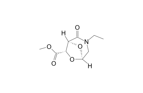 (1R,5S,6S)-3-ethyl-4-keto-7,8-dioxa-3-azabicyclo[3.2.1]octane-6-carboxylic acid methyl ester