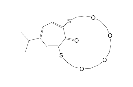 20-Isopropyl-2,17-dithia-5,8,11,14-tetraoxabicyclo[16.4.1]tricosantriene-23-one