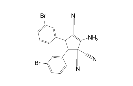 1-Amino-2,5,5-tricyano-3,4-bis(m-bromophenyl)cyclopent-1-ene