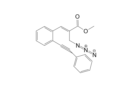 Methyl 2-(azidomethyl)-3-[2'-phenylethynyl)phenyl]-2-propenoate