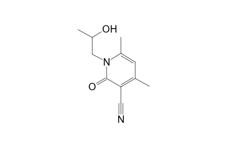 1-(2-hydroxypropyl)-2-keto-4,6-dimethyl-nicotinonitrile
