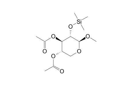 Methyl-3,4-di-O-acetyl-2-O-trimethylsilyl.beta.-D-xylopyranosid
