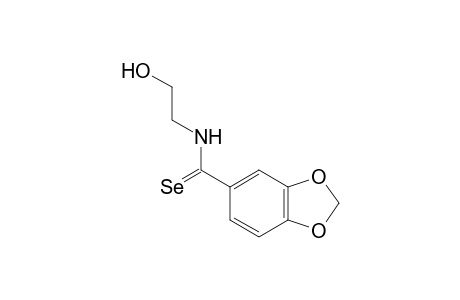 N-(2-hydroxyethyl)benzo[d][1,3]dioxole-5-carboselenoamide