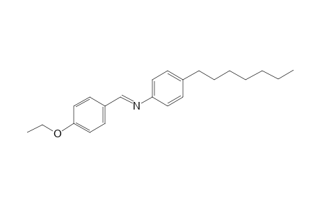 p-Ethoxybenzylidene p-heptylaniline