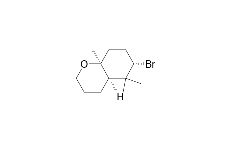(4a.alpha.,6.alpha.,8a.alpha.)-(.+-.)-6-Bromooctahydro-5,5,8a-trimethyl-2H-1-benzopyran