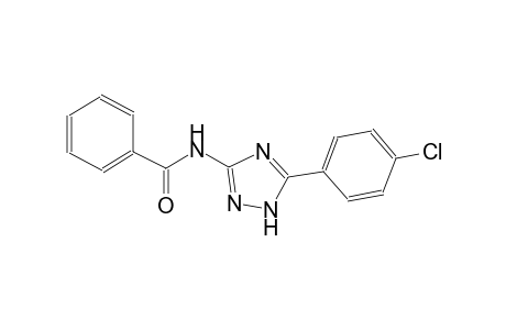N-[5-(4-chlorophenyl)-1H-1,2,4-triazol-3-yl]benzamide