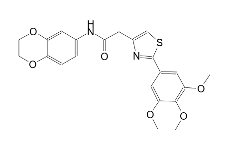 4-thiazoleacetamide, N-(2,3-dihydro-1,4-benzodioxin-6-yl)-2-(3,4,5-trimethoxyphenyl)-