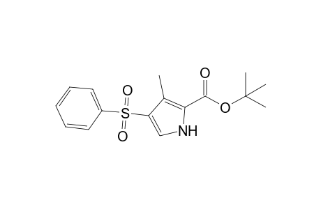 t-Butyl 3-(methyl)-4-phenylsulfonyl-2-pyrrolecarboxylate