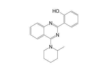 2-[4-(2-methyl-1-piperidinyl)-2-quinazolinyl]phenol