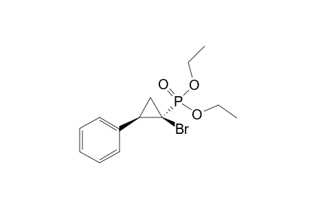 trans - diethyl 1-bromo-2-phenylcyclopropylphosphonate