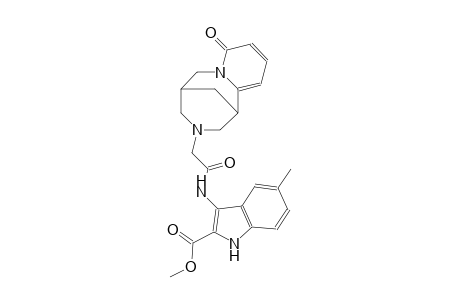 methyl 5-methyl-3-({[(1R,9S)-6-oxo-7,11-diazatricyclo[7.3.1.0~2,7~]trideca-2,4-dien-11-yl]acetyl}amino)-1H-indole-2-carboxylate