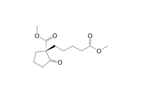 (1S)-1-(5-methoxy-5-oxopentyl)-2-oxo-1-cyclopentanecarboxylic acid methyl ester