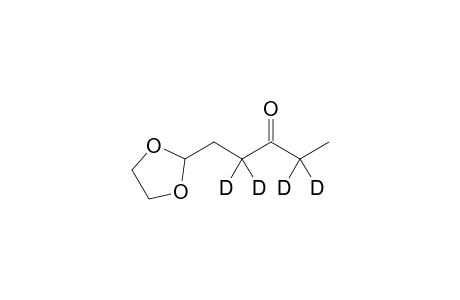 2-[2',2',4',4'-Tetradeuterio-3'-oxopentyl]-1,3-dioxolane