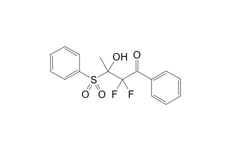 3-phenylsulfone-2,2-difluoro-3-hydroxy-1-phenylbutan-1-one