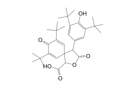 cis-7,9-bis(t-Butyl)-4-[3',5'-bis(t-butyl)-4'-(hydroxyphenyl)]-3,8-dioxo-2-oxa-spiro[4.5]deca-6,9-diene-1-carboxylic acid