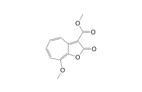 2-keto-8-methoxy-cyclohepta[d]furan-3-carboxylic acid methyl ester