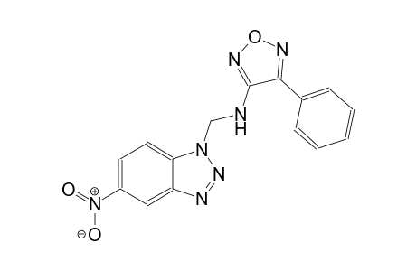 1H-1,2,3-benzotriazole-1-methanamine, 5-nitro-N-(4-phenyl-1,2,5-oxadiazol-3-yl)-