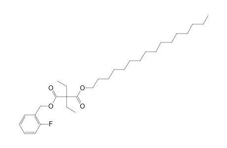 Diethylmalonic acid, 2-fluorobenzyl hexadecyl ester