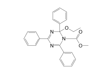 1-Methoxycarbonyl-2-ethoxy-2,4,6-triphenyl-1,2-dihydro-1,3,5-triazine