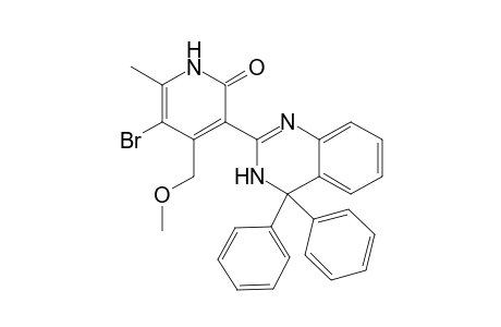 2-(2-Methyl-4-methoxymethyl-6-oxo-3-bromopyridinyl)-4,4-diphenyl-3,4-dihydroquinazoline