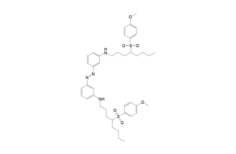 3,3'-bis[(4"-Methoxyphenylsulfonyl)octylamino]azobenzene