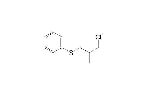 Benzene, [(3-chloro-2-methylpropyl)thio]-