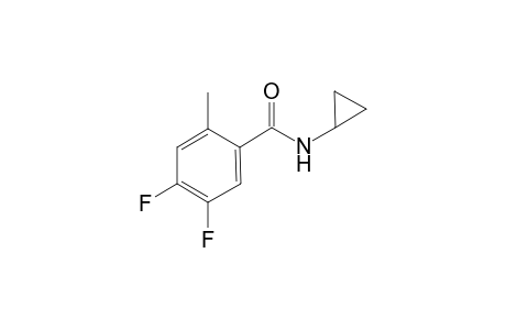 Benzamide, N-cyclopropyl-4,5-difluoro-2-methyl-
