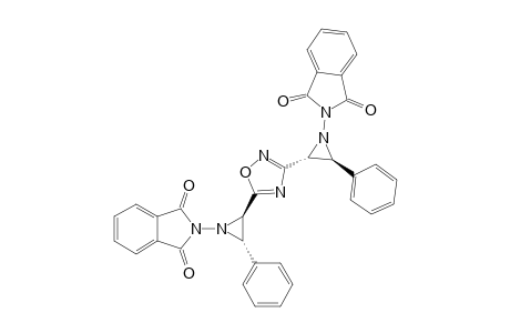 3,5-bis-[rel-(2R,3S)-3-phenyl-1-phthalimido-aziridin-2-yl]-1,2,4-oxadiazole