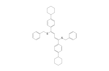 (Z,Z)-1,4-Di(benzylthio)-1,4-di(p-cyclohexylphenyl)-1,3-butadiene