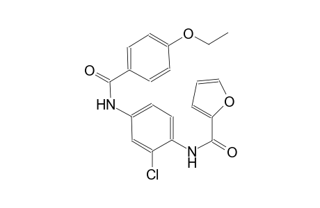 N-{2-chloro-4-[(4-ethoxybenzoyl)amino]phenyl}-2-furamide