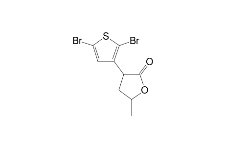 3-[2',5'-Dibromo-2'-thienyl]-5-methyltetrahydrofuran-2-one