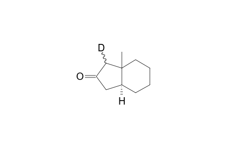 trans-8-Methylhydrindan-2-one-1-D1