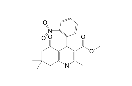 3-METHOXYCARBONYL-4-(2-NITROPHENYL)-1,4,5,6,7,8-HEXAHYDRO-2,7,7-TRIMETHYL-5-OXOQUINOLINE