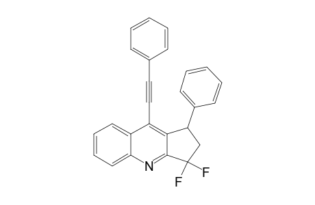 3,3-Difluoro-1-phenyl-9-(phenylethynyl)-2,3-dihydro-1H-cyclopenta[b]quinoline