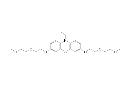 10-ethyl-3,7-bis[2-(2-methoxyethoxy)ethoxy]phenothiazine