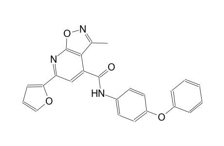 isoxazolo[5,4-b]pyridine-4-carboxamide, 6-(2-furanyl)-3-methyl-N-(4-phenoxyphenyl)-