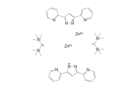zinc(II) bis(3,5-di(pyridin-2-yl)pyrazol-1-ide) bis(bis(trimethylsilyl)methanide)