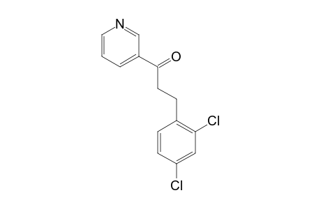 1-Propanone, 3-(2,4-dichlorophenyl)-1-(3-pyridinyl)-