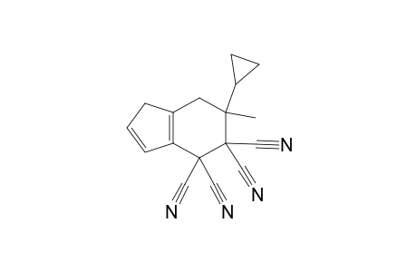 4-(Cyclopropyl)-4-methylbicyclo[4.3.0]nonadien-2,2,3,3-tetracarbonitrile
