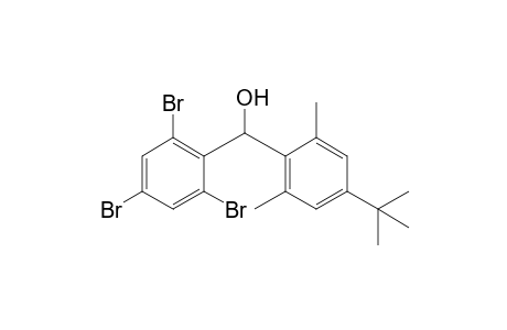 (4-tert-butyl-2,6-dimethyl-phenyl)-[2,4,6-tris(bromanyl)phenyl]methanol