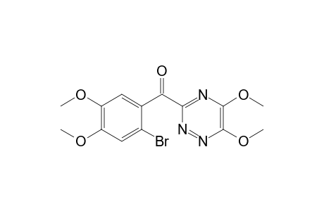 3-(2-Bromo-4,5-dimethoxybenzoyl)-5,6-dimethoxy-1,2,4-triazine
