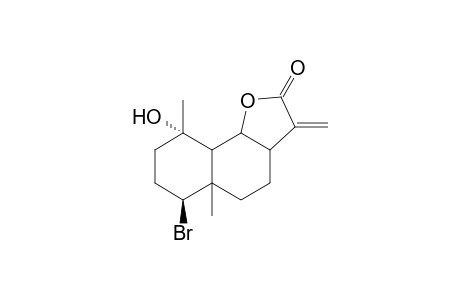 1.beta.-Bromo-4.alpha.-hydroxycyclocostunolide