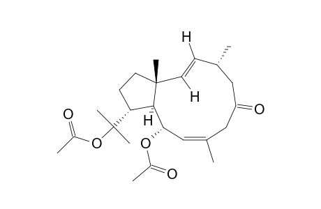 (1R*,2E,4R*,8Z,10S*,11S*,12R*)-10,18-DIACETOXYDOLABELLA-2,8-DIEN-6-ONE