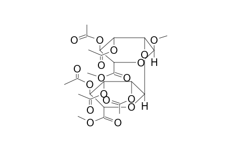 METHYL{METHYL-3,4-DI-O-ACETYL-2-O-[METHYL(2,3,4-TRI-O-ACETYL-ALPHA-D-MANNOPYRANOSYL)URONATE]-ALPHA-D-MANNOPYRANOSIDE}URONATE