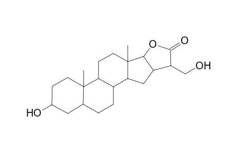 Androstane-3,17-diol-16-(.alpha.-hydroxymethylacetic acid) lactone